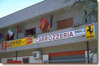 Ferrari Club Maranello offices above Carrozzeria Zanasi