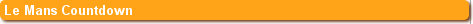 Le Mans Countdown