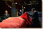 Luca di Montezemolo and Sergio Pininfarina unveiling the 550 barchetta
