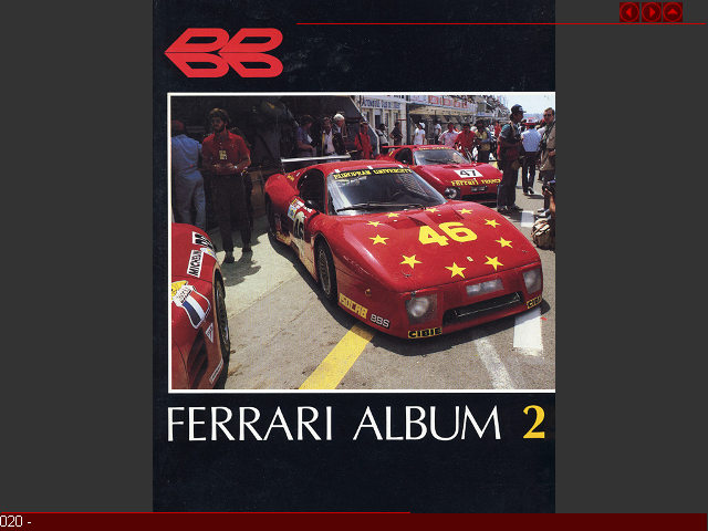 020 -
Falb2 -
0-940014-02-5
Ferrari Album 2 Jonathan Thompson The Color Market 1981 Englisch