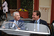 Umberto Marzotto (ITA) and Jeff Fisher (USA) in Ferrari 212 Export Spider Vignale, s/n 0090E