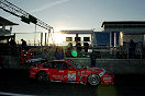 No22 Ferrari 550 in the pit lane during morning warm-up