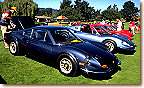 Dino 246 GT s/n 03460 and Dino 246 GTS s/n 07666 (background