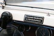 "Testament forms in glovebox" (Mercedes SSK)