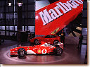 Ross Brawn and Jean Todt during the F2002 presentation