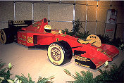 A 412 T2 Formula One made of matches!
