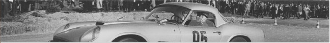 Airfield Schleissheim 1962: The German amateur Lautenschlager at the wheel of his 250 GT California Spider Competizione s/n 2383GT