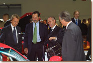 Luca di Montezemolo (CEO Ferrari), Bernd Pischetsrieder (CEO VW Group), Piero Ferrari