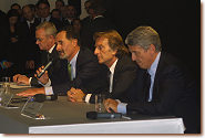 Martin Winterkorn (CEO Audi), Bernd Pischetsrieder (CEO VW Group), Luca di Montezemolo (CEO Ferrari),