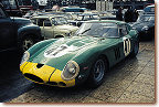 N&uuml;rburgring 1000 km 1963David Piper�s pretty 250 GTO s/n 3767GT. He finished 6th together with Ed Cantrell