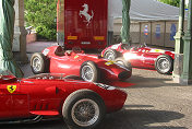 Historic F1 cars on display at Montreux