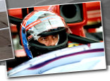 Indy 500 winner Arie Luyendyk sits in the 333 SP of Doran/Lista Racing