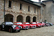 Aston Martin DB 2, Ferrari 250 GT Boano s/n 0609GT, Ferrari 250 GT TdF s/n 0911GT, Ferrari 250 GT Boano s/n 0525GT, Alfa 1900 Zagato, Cisitalia, Aston Martin DB 2/4 Mk II