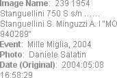 Image Name:  239 1954 Stanguellini 750 S s/n �� Stanguellini S. Minguzzi A. I "MO 940289"
Event: ...