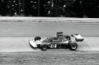 Sunday, 4 August at the Karussell, Niki Lauda on the warm-up lap, he crashed on the follwing lap - Ferrari 312 B3 012