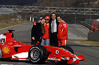Jean Todt, Felipe Massa, Luca di Montezemolo and Michael Schumacher