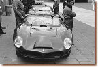 Dino 196 SP s/n 0804 1000km Nürburgring 1962 s/n 0806 in the background with drilled windscreen