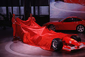 Michael Schumacher and Rubens Barrichello unveil the car