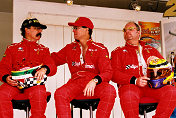 Drivers during the interview - Stephen Earle (USA), G. Schultheis G. (USA) & Ch. Mac Allister Ch. (USA)