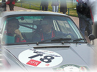 Rowan Atkinson ("Mr. Bean", "Black Adder") co-piloted a Porsche 911