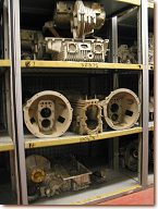 A selection of gearbox casings