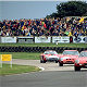 Gallery III - The Races, Emanuele and the Ferrari together with two other GTOs, driven by Damon Hill and John Surtees