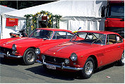 250 GTEs s/n 2433GT in the front and s/n 4163GT