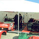 The pits of Doyle-Risi Racing in the paddock