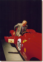 Jacques Swaters in his Ferrari 375 Plus s/n 0384AM
