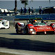 The 333 SP s/n 018 of Wayne Taylor, Alex Caffi and Juan Manuel Fangio II was the best Ferrari at Sebring and finished 6th