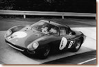 Nürburgring 1000 km 1966: The Ferrari 250 LM s/n 6119 was driven by the Swiss Team de Siebenthal/Heredia de Bandeira