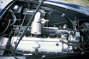 engine of 212 Inter Cabriolet Pinin Farina s/n 0177E
