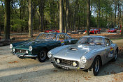 Ferrari 250 GTE 2+2, s/n 2379GT and 250 GT SWB recreation at Soestdijk Royal Palace