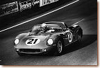 Le Mans 24h 1963: The victory of Lorenzo Bandini and Ludovico Scarfiotti with the 330P s/n 0814 was Ferrari’s forth successive win in the French classic race