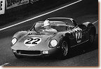 Le Mans 24h 1963: While their team-mates Bandini and Scarfiotti won, finished Mike Parkes and Umberto Maglioli 3rd with the 330 P s/n 0810