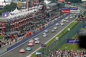 Start of the 24 Hours of Spa