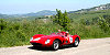 Ferrari at the road from Urbino to Gala del Furlo