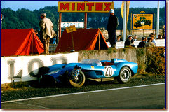 250 TR Syder Scaglietti s/n 0754TR, June 22 1958 24h Le Mans driven by Jaroslav Juhan and Picard with #r20