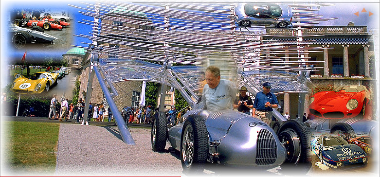 Der H&ouml;hepunkt der Audi-Pr&auml;sentation war diese k&uuml;nstlerische Umsetzung der historischen Avus-Steilkurve  32