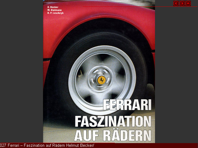 027 Ferrari � Faszination auf R&auml;dern Helmut Becker/
Manfred Klutmann/
Henryk P. Leschzyk Auto Becker 1983 Deutsch