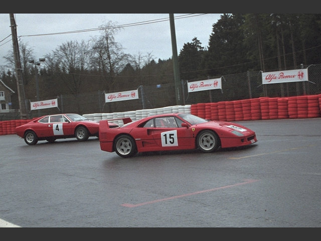 Dino 308 GT4 & F40, s/n 15506  & s/n 83505