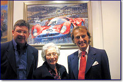Ross Brawn, Anne Hoare and Luca di Montezemolo