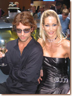 Jason Kay of Jamiroquai with model Lisa Butcher