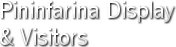 Pininfarina Display & Visitors
