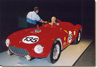 Jacques Swaters in his Ferrari 375 Plus s/n 0384AM