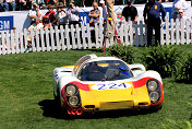 1968 Porsche 907 Short Tail Coupe s/n 907-025, Julio & Amalia Palmaz - Best in Class - Targa Florio