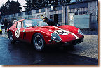 N&uuml;rburgring 1000 km 1963 The Swiss Walter and M&uuml;ller drove the 250GTO s/n 3909GT