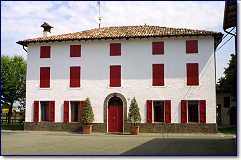 Casa Ferrari located in the middle of the Fiorano race track area