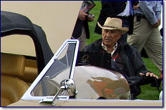 Greg Garrison  & Ferrari 365 California PF Cabriolet s/n 9631