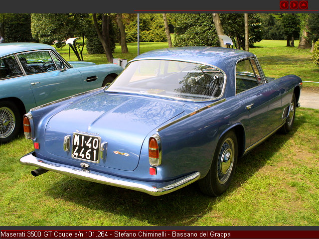 Maserati 3500 GT Coupe s/n 101.264 - Stefano Chiminelli - Bassano del Grappa